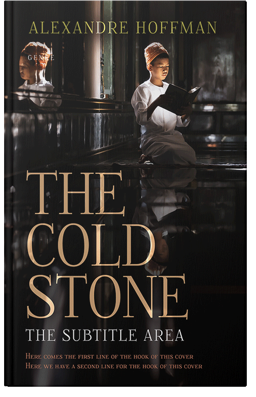 Front view of Premade Religion & Spirituality Book Cover - Cod Gray