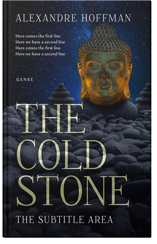 Front view of Premade Religion & Spirituality Book Cover - Cinder