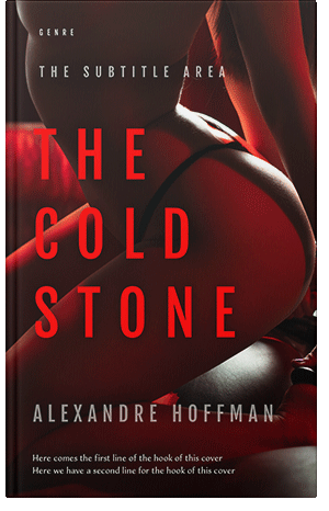 Premade Book Cover Aubergine