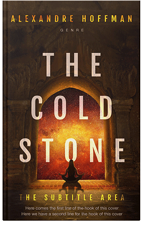 Pre Made Book Cover Raw Sienna