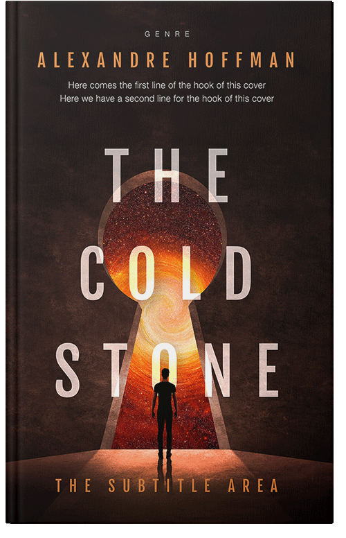 Front view of Premade Mystery & Thriller & Suspense Book Cover - Burning Sand