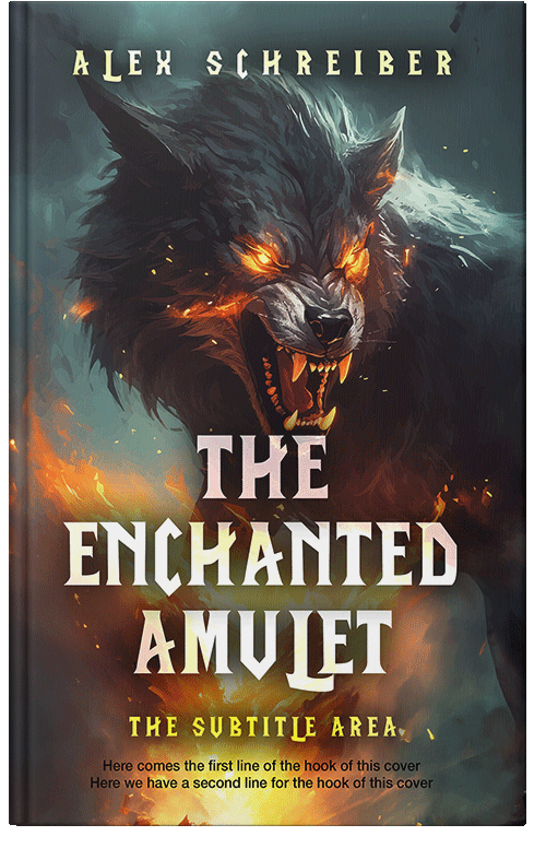 Front view of Premade Fantasy Book Cover - Dune