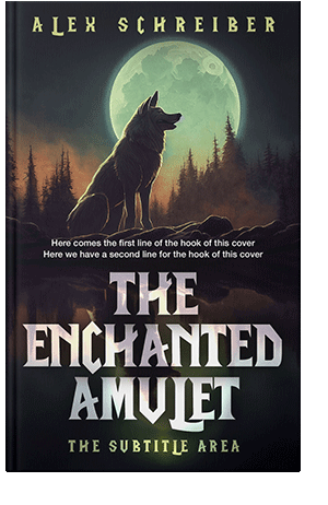 Pre Made Book Cover Foggy Gray