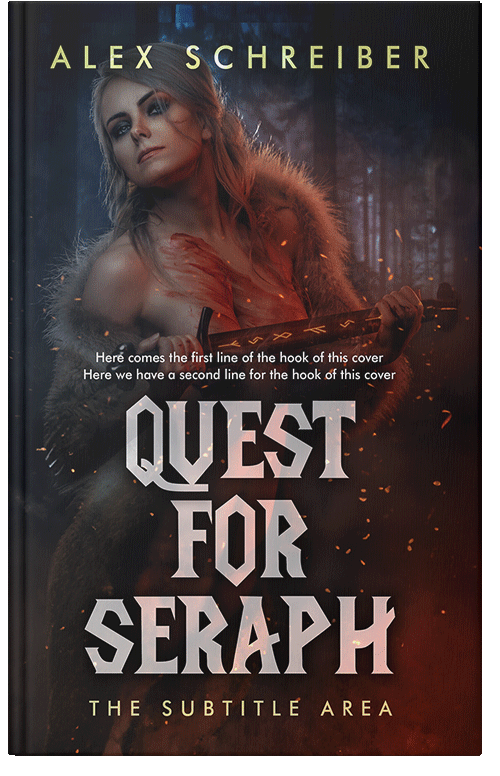 Front view of Premade Fantasy Book Cover - Cocoa Brown