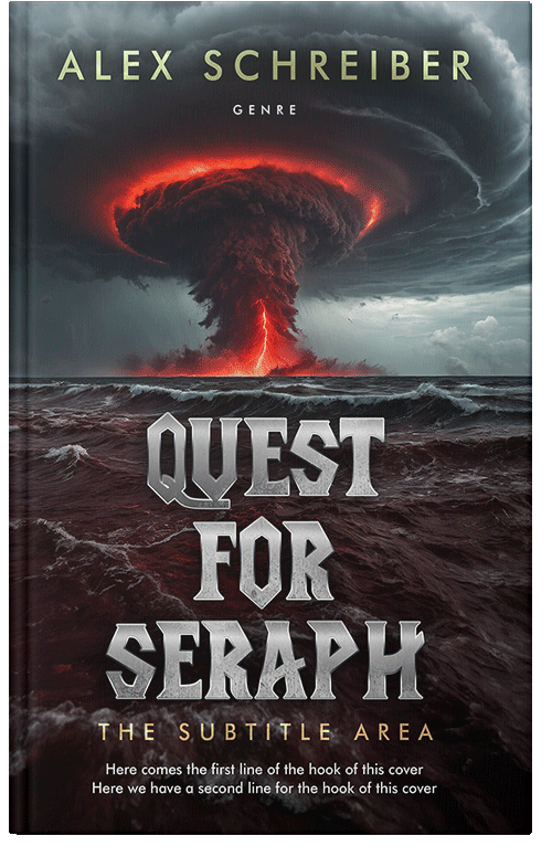 Front view of Premade Apocalyptica Book Cover - Thunder