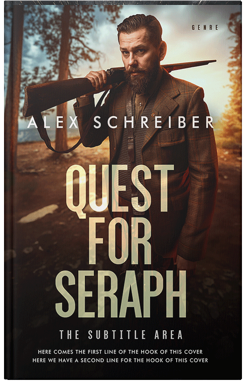 Front view of Premade Mystery & Thriller & Suspense Book Cover - Akaroa