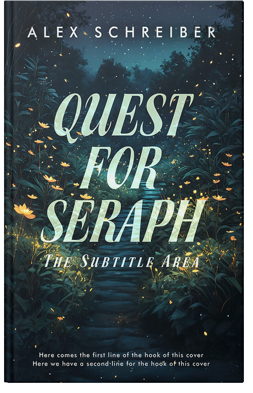 Front view of Premade Fantasy Book Cover - Timber Green