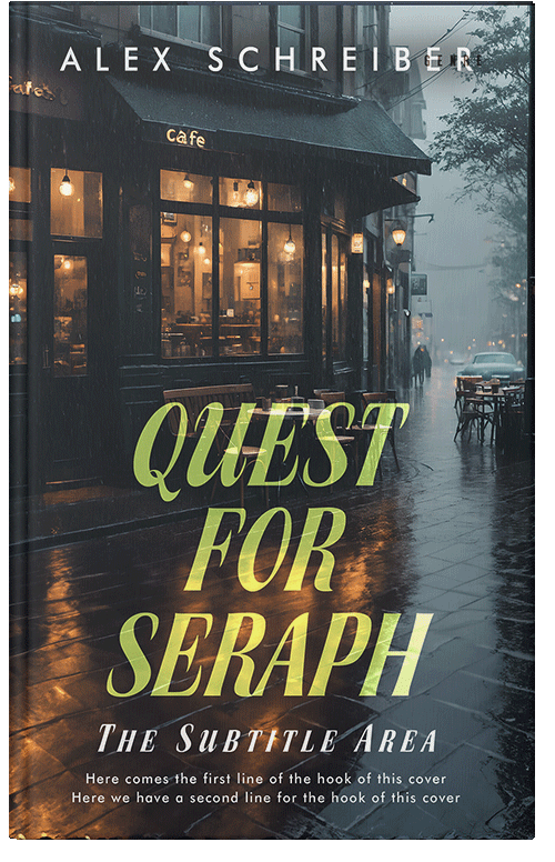 Front view of Premade Romance Book Cover - Shark