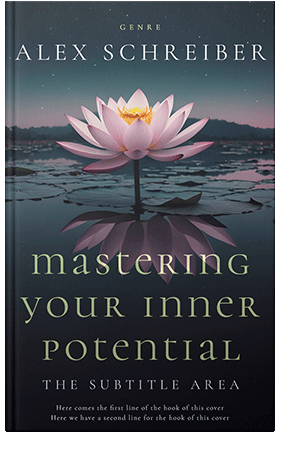 Pre Made Book Cover Ebony Clay