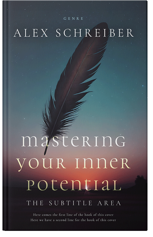 Front view of Premade Health & Mind & Body Book Cover - Charade