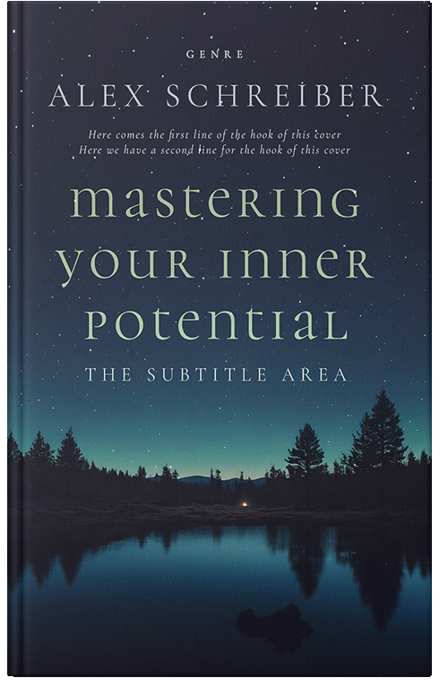 Front view of Premade Self-Improvement & Self-Help Book Cover - Mirage