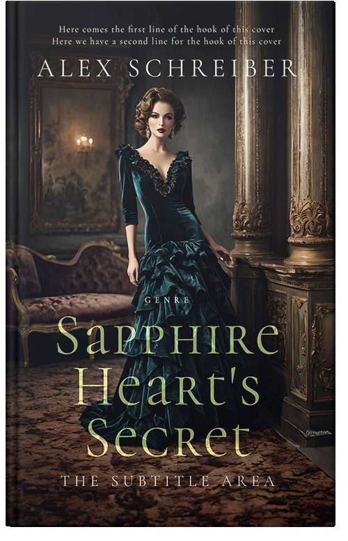 Front view of Premade Romance Book Cover - Thunder