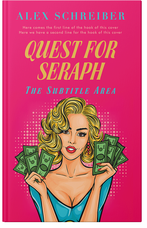 Front view of Premade Business Book Cover - Razzmatazz