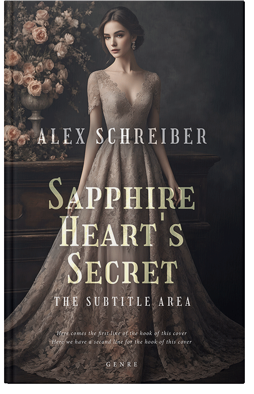 Front view of Premade Romance Book Cover - Thunder