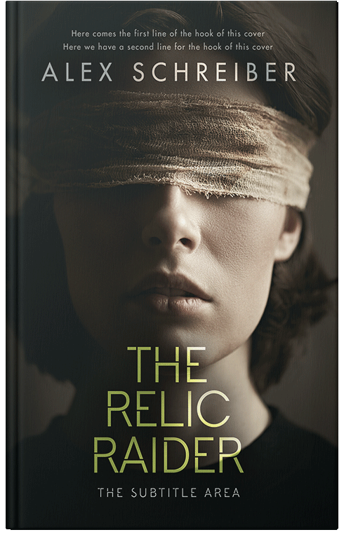 Front view of Premade Mystery & Thriller & Suspense Book Cover - Coral Reef