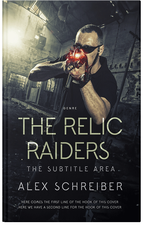 Front view of Premade Mystery & Thriller & Suspense Book Cover - Coral Reef