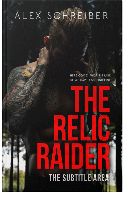 Front view of Premade Erotica Book Cover - Cinnabar