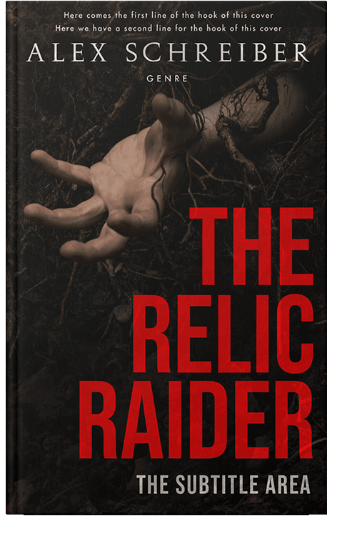 Front view of Cardinal #28766 - Premade Horror Book Cover