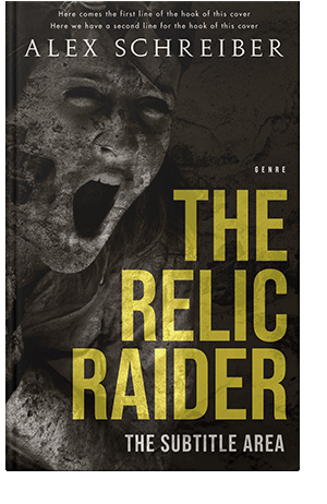 Pre Made Book Cover Turmeric