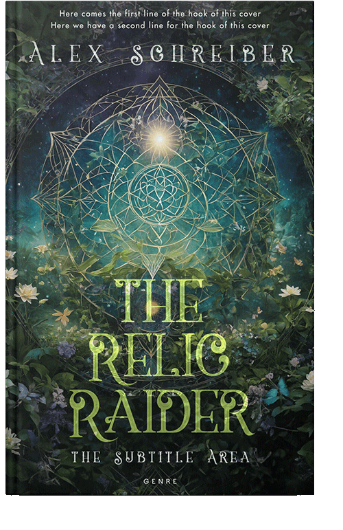 Front view of Outer Space #28772 - Premade Religion & Spirituality Book Cover