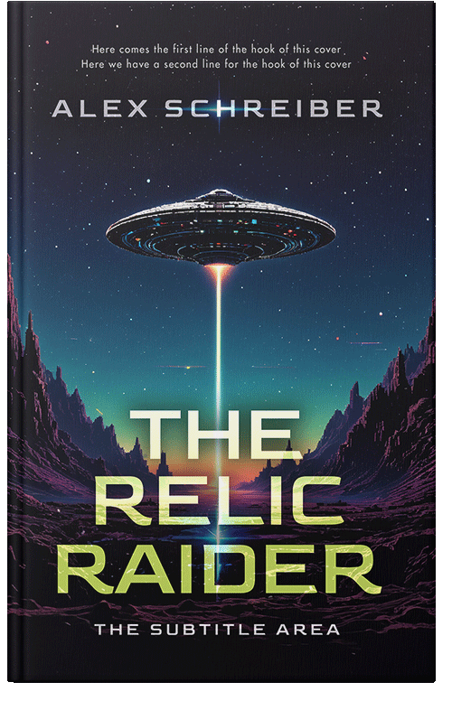 Front view of Premade Science Fiction Book Cover - Vulcan