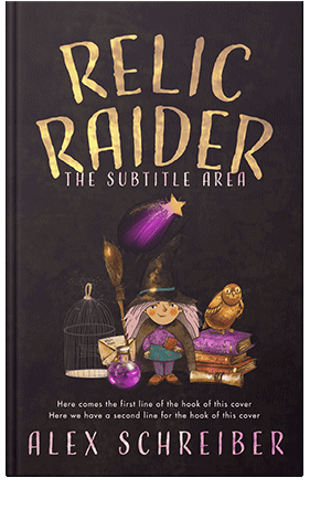 Pre Made Book Cover Thunder