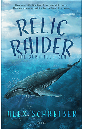 Pre Made Book Cover Chathams Blue