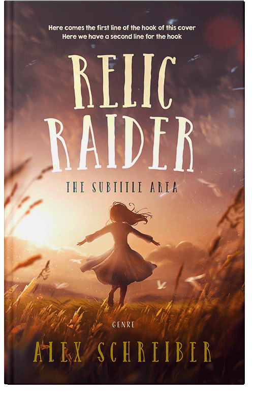 Front view of Premade Children's Book Cover - Potters Clay