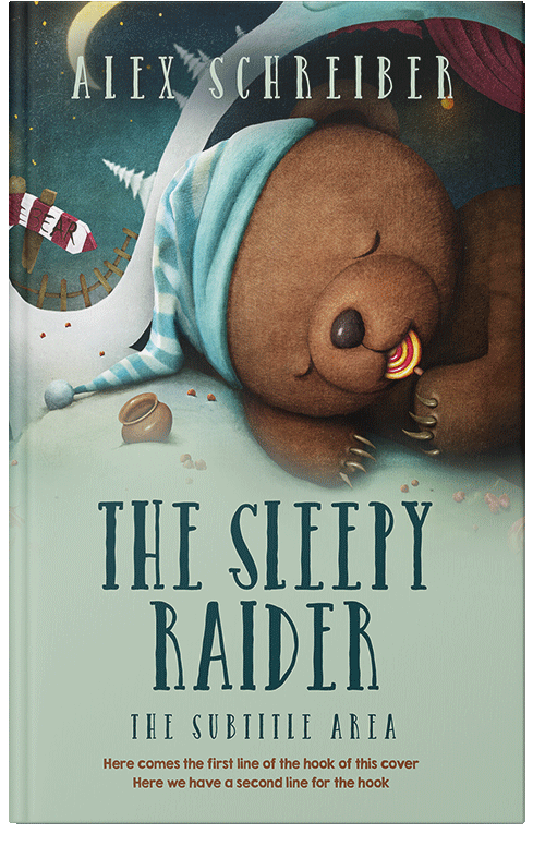 Front view of Premade Children's Book Cover - Outer Space