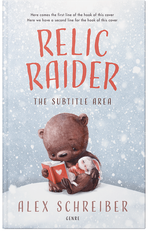 Front view of Premade Children's Book Cover - Athens Gray