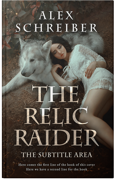 Front view of Premade Fantasy Book Cover - Oil