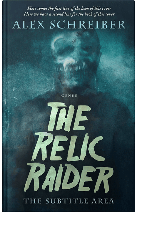 Front view of Elephant #28812 - Premade Horror Book Cover