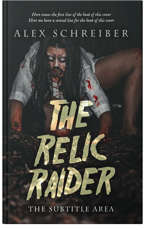 Front view of Premade Horror Book Cover - Cod Gray