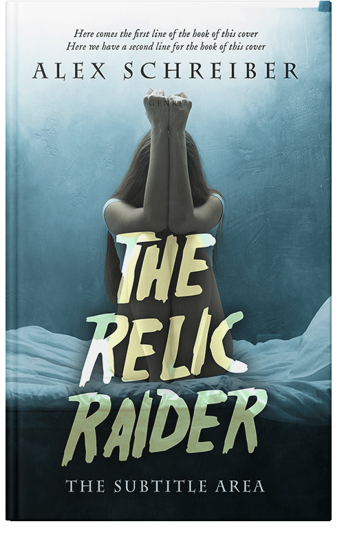 Front view of Premade Mystery & Thriller & Suspense Book Cover - Te Papa Green