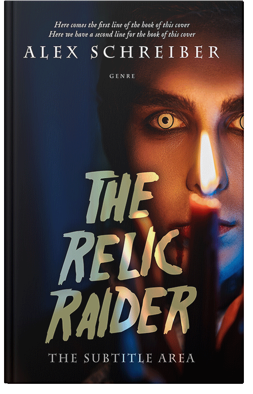 Front view of Premade Horror Book Cover - Cinder