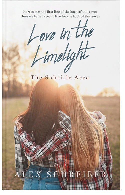 Front view of Premade Romance Book Cover - Sandal