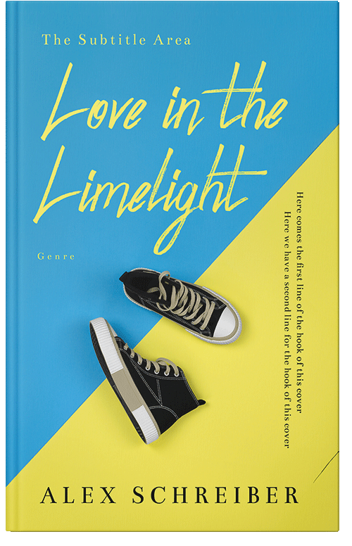 Front view of Premade Literary Fiction Book Cover - Curious Blue