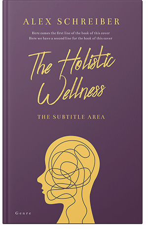 Premade Book Cover Eggplant