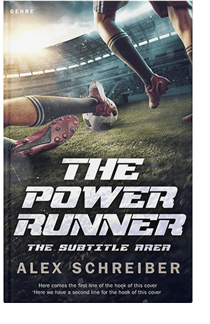 Pre Made Book Cover Swirl