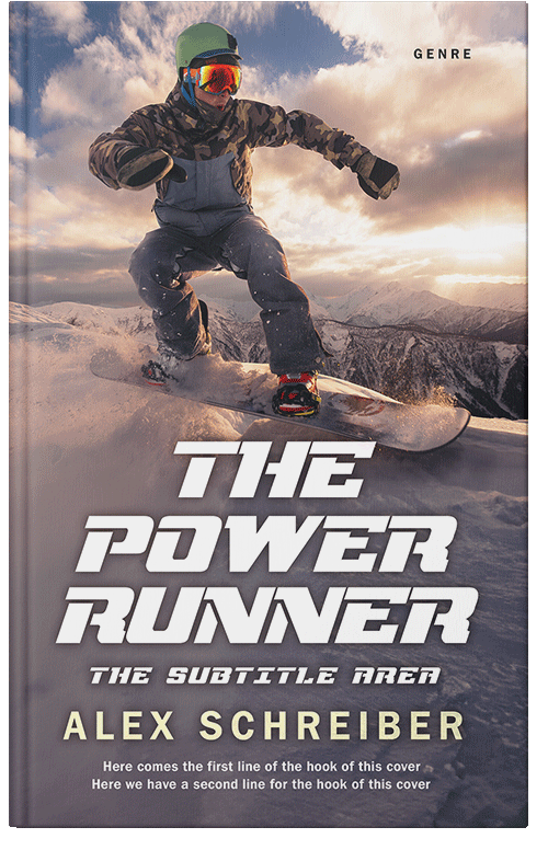 Front view of Premade Sports & Fitness Book Cover - Scorpion