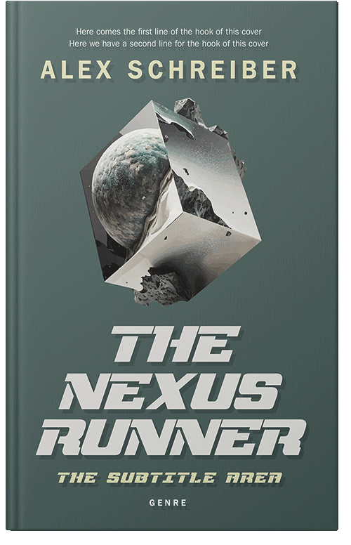 Front view of Premade Science Fiction Book Cover - Nandor