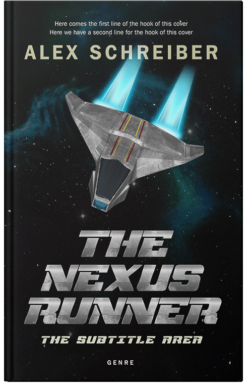 Front view of Premade Science Fiction Book Cover - Edward