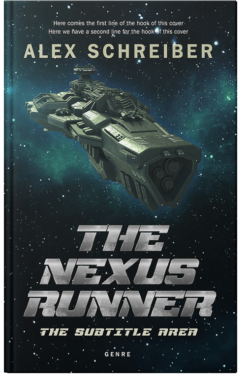 Front view of Premade Science Fiction Book Cover - Aztec