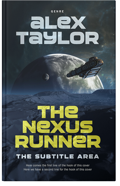 Front view of Premade Science Fiction Book Cover - Winter Hazel