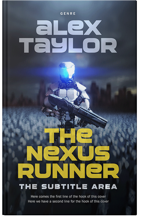 Front view of Premade Apocalyptica Book Cover - Mirage