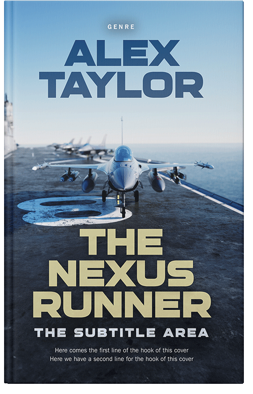 Front view of Premade Mystery & Thriller & Suspense Book Cover - Tasman