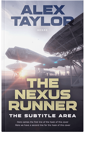 Pre Made Book Cover Pink Swan