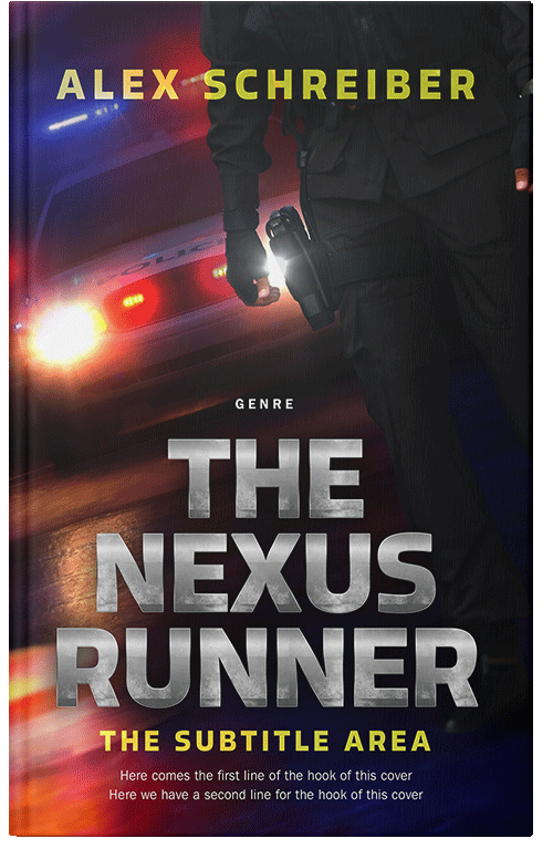 Front view of Premade Mystery & Thriller & Suspense Book Cover - Oriental Pink