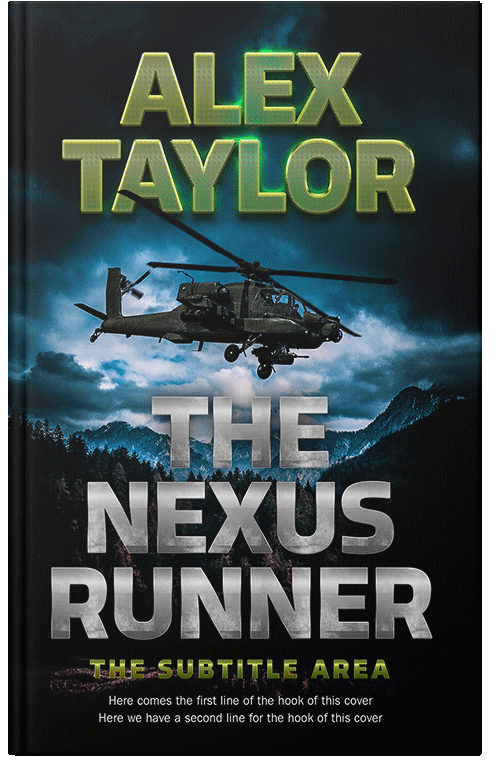 Front view of Premade Mystery & Thriller & Suspense Book Cover - Aztec