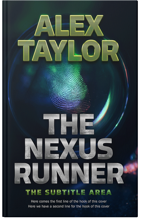 Front view of Premade Mystery & Thriller & Suspense Book Cover - Eagle